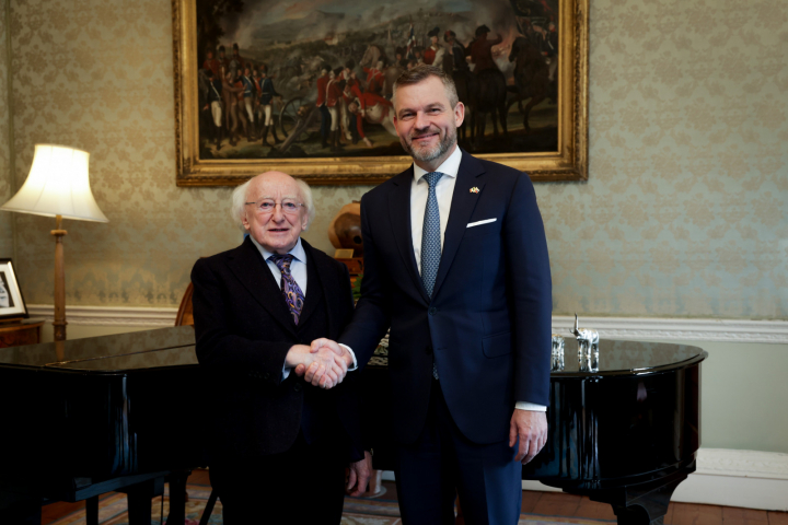 President receives H.E. Mr. Peter Pellegrini, Speaker of the National Council of the Slovak Republic, on a courtesy call