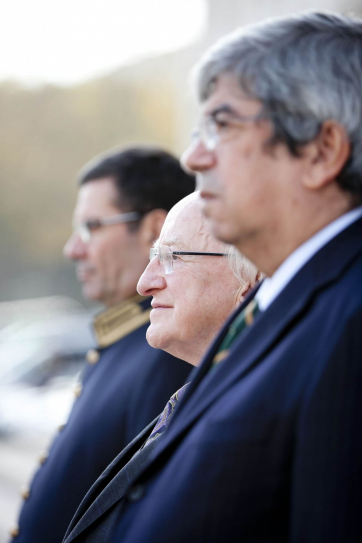 President Higgins at the National Assembly, Lisbon with Mr Eduardo Ferro Rodrigues 
President of the National Assembly 