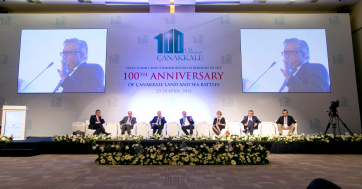 The 'Peace Summit and Commemoration Ceremonies of the 100th Anniversary of the Canakkale Land and Sea Battles' at the Istanbul Congress Centre