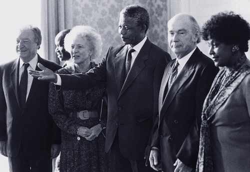 Nelson and Winnie Mandela visit Ireland