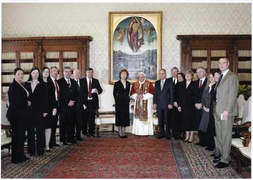 President McAleese meets Pope Benedict