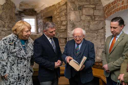 President and Sabina Higgins visit Inniskillings Museum