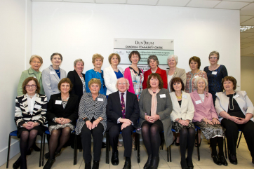 President Higgins with the DATE Voluntary Committee