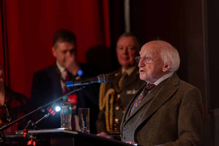 President attends the Galway City of Film/Ceantar Scannán 10 Year Anniversary