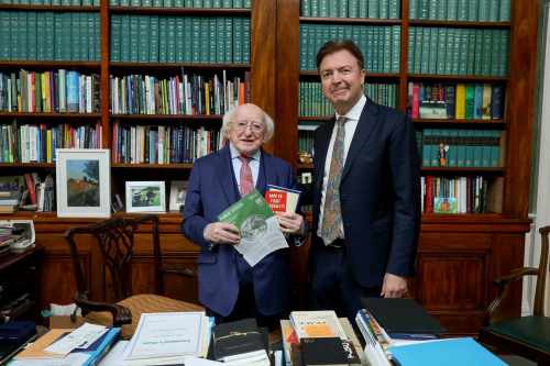 President Receives author Ben Phillips on a Courtesy Call