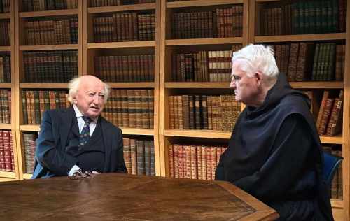 President visits Glenstal Abbey