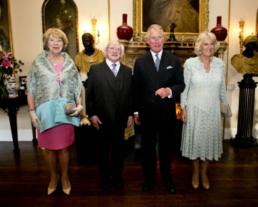 Sabina Higgins, President Higgins, HRH The Prince of Wales and The Duchess of Cornwall