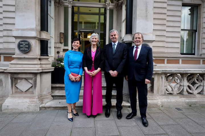 President Connolly attends an Irish Community Reception