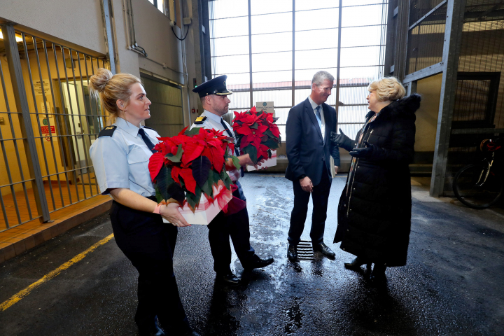 Sabina Higgins visits a number of prisons in the Dublin area