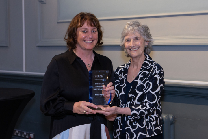 Bronnann an tUachtarán Connolly an 30ú Gradam Bliantúil Lawrence O’Shaughnessy don Fhilíocht 