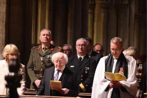 President attends the National Service of Remembrance