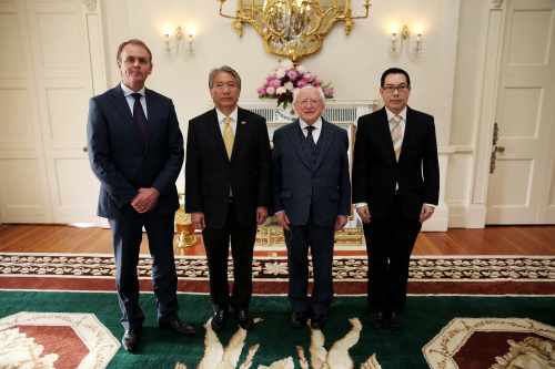 H.E. Mr. Kittiphong na Ranong, Ambassador of the Kingdom of Thailand presents his Credentials
