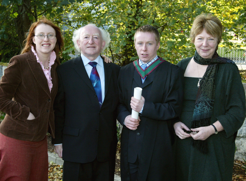 The second generation of the Higgins family have gone on to study at NUI Galway