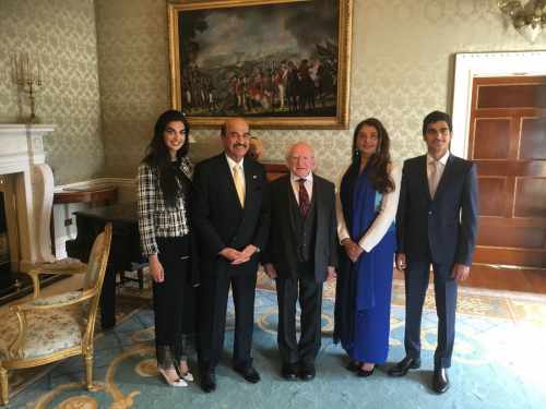 President receives H.E. Saeed Mohammed Ali Al Shamsi, Ambassador of United Arab Emirates…