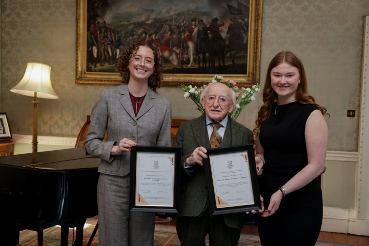 President receives Honorary Life Membership to UCD Law Society