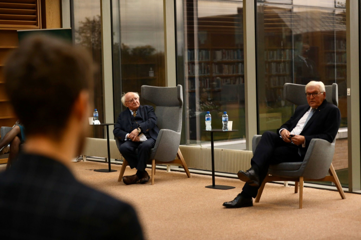 President Higgins and President Steinmeier participate in a series of engagements at the University of Limerick