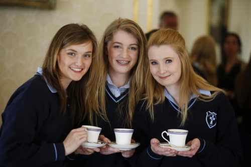 Pictured was Young Social Innovators (YSI) Orlaith Lyons, Kim O'Reegan, and Siun Moran from Colaiste Muaire from Ennis Co Clare