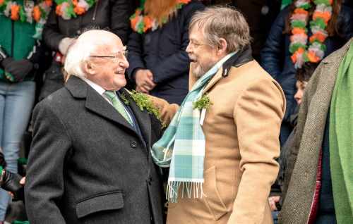 President attends the St. Patrick’s Day Festival