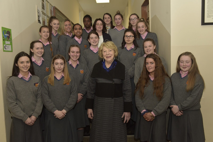 Sabina visits Our Lady of Mercy College