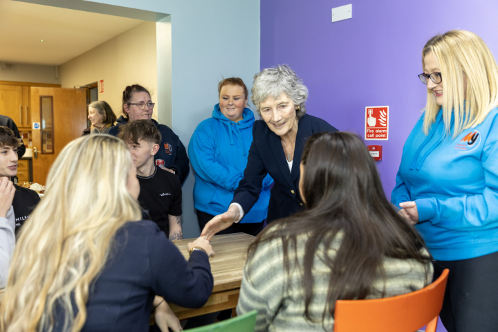 President Connolly visits Millennium Youth Community Services