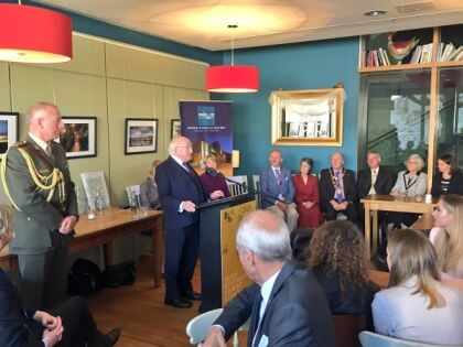 President officially launches the Irish Historic Towns Atlas Galway/Gaillimh