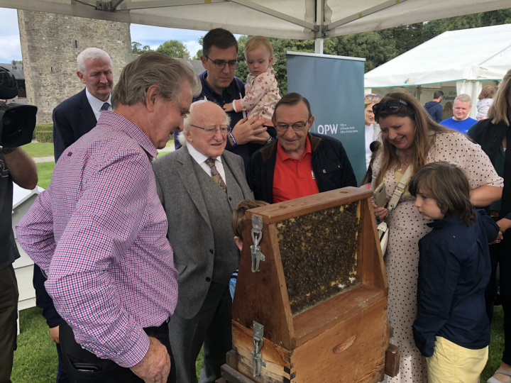 President opens the Phoenix Park Biodiversity Festival and Honey Show