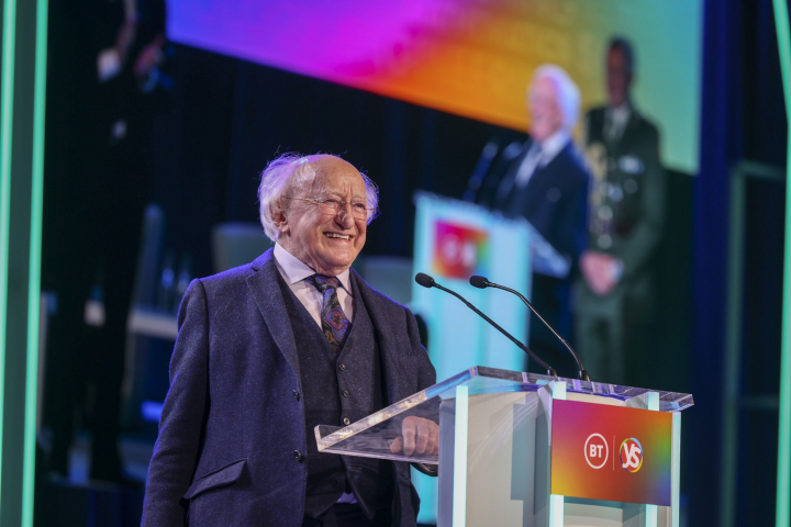 President officially opens the BT Young Scientist and Technology Exhibition 2023