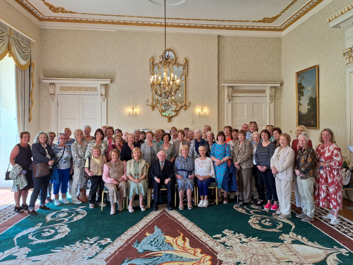 President receives Representatives from the Ladies Social Group Knocknacarra