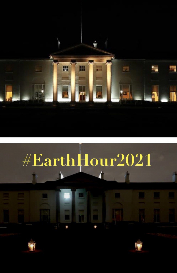 President and Sabina mark Earth Hour 2021