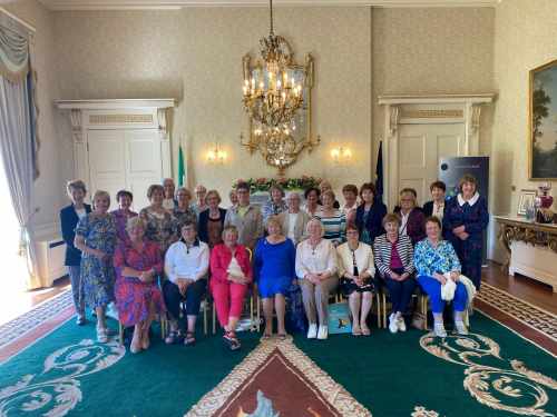 Sabina meets representatives of the Retired Galway Nurses Organisation