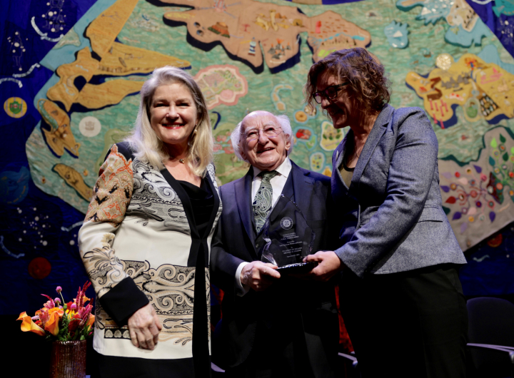 President receives the Eugene O’Neill International Public Service Award