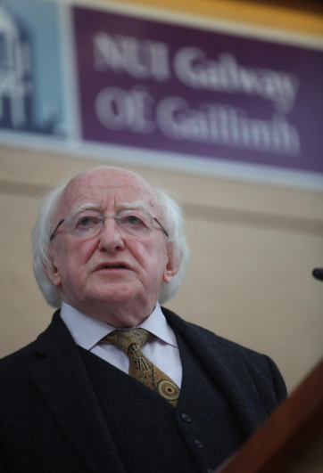 President of Ireland, Michael D. Higgins delivers the opening address at the European University Association (EUA) 2016 Conference hosted by NUI Galway today.