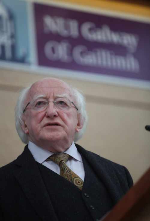 President of Ireland, Michael D. Higgins delivers the opening address at the European University Association (EUA) 2016 Conference hosted by NUI Galway today.