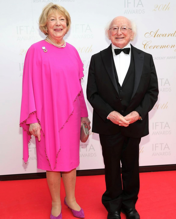President and Sabina attend the Irish Film and Television Academy Awards Ceremony