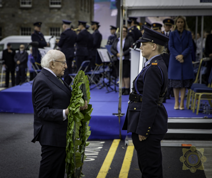 President attends a Commemoration Service for those who have died in service with An Garda Síochana