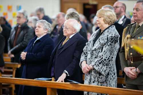 Beidh an tUachtarán ag seirbhís chuimhneacháin do Tom Hyland, nach maireann, i Séipéal na Deastógála, Baile Formaid, Baile Átha Cliath