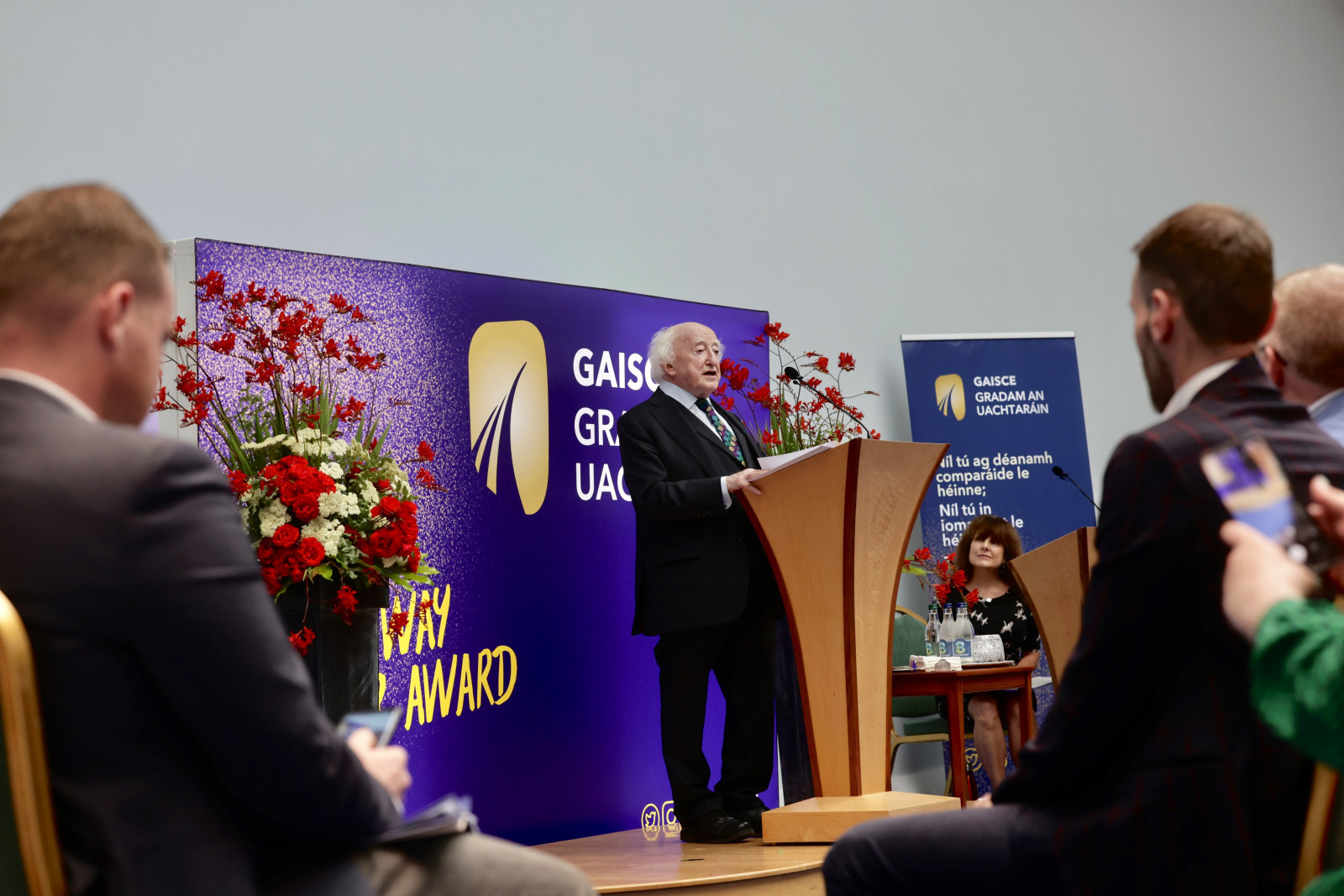 President presents Gaisce Gold Awards