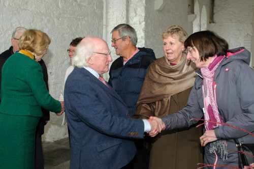 President and Sabina visit the Holy Trinity Church