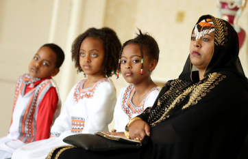 Mstr. Hamad Redwan Hussein, age 6, Ms. Inas Redwan Hussein, age 8, Ms. Izdihar Redwan Hussein, age 11 and Mrs Jemila Ditemo Kemal