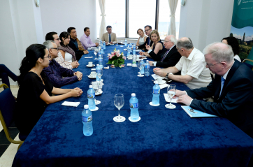 Monica Rivero of On Cuba magazine, Roberto Veiga of Cuba Posible, Lenier Gonzalez of Cuba posible, Elaine Diaz of La Polemica, Maykel Gonzalez Vivero of Proyecto Arcoiris and Diario de Cuba,Carlos Alzugaray of Temas Magazine and Harold Cardenas Lema of La