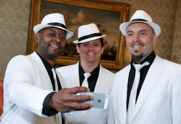 Benjamin Becerra, Tony Oscar and Erick Muinos from the Havana Club Trio