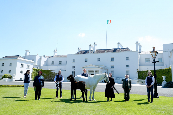 President launches partnership between Kylemore Abbey and Áras an Uachtaráin