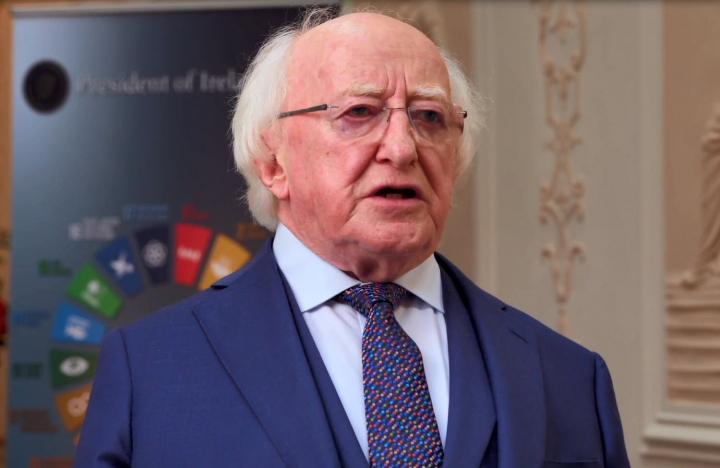 President Higgins addresses UN 75th anniversary event