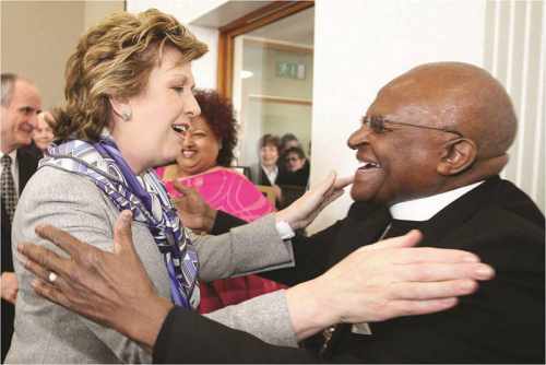 President McAleese meets Archbishop Desmond Tutu