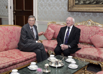 President welcomes Bill Gates