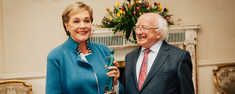 President receives Dame Julie Andrews