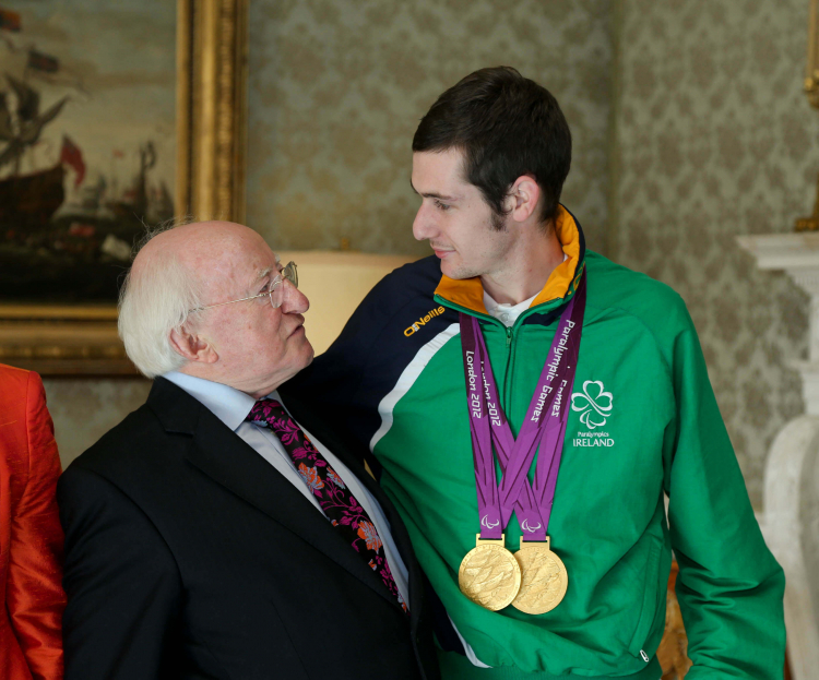 Reception for the Irish Paralympic Team 2012