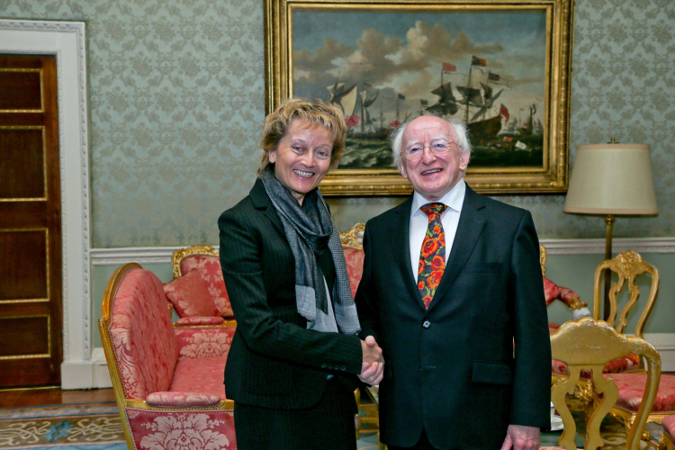 President receives President of the Swiss Confederation on a courtesy call