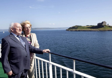 President attends 1450th anniversary celebrations of St Colmcille’s arrival on Iona