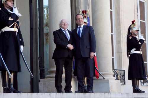 Statement from Áras an Uachtaráin on meeting with President François Hollande